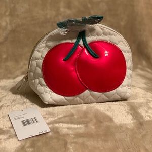 😍 New Betsey Johnson Cherry Cosmetic Bag